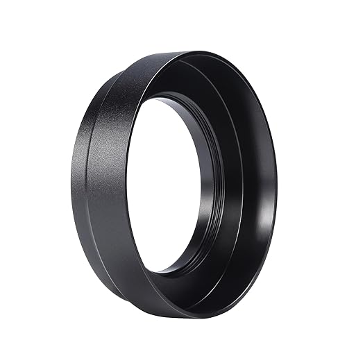 Camera Metal Lens Hood for Nikon Nikkor Z 40mm F2, Z 28mm f/2.8, Z 28mm f/2.8 Lens Compatible with 52mm UV UV Filters (Black)