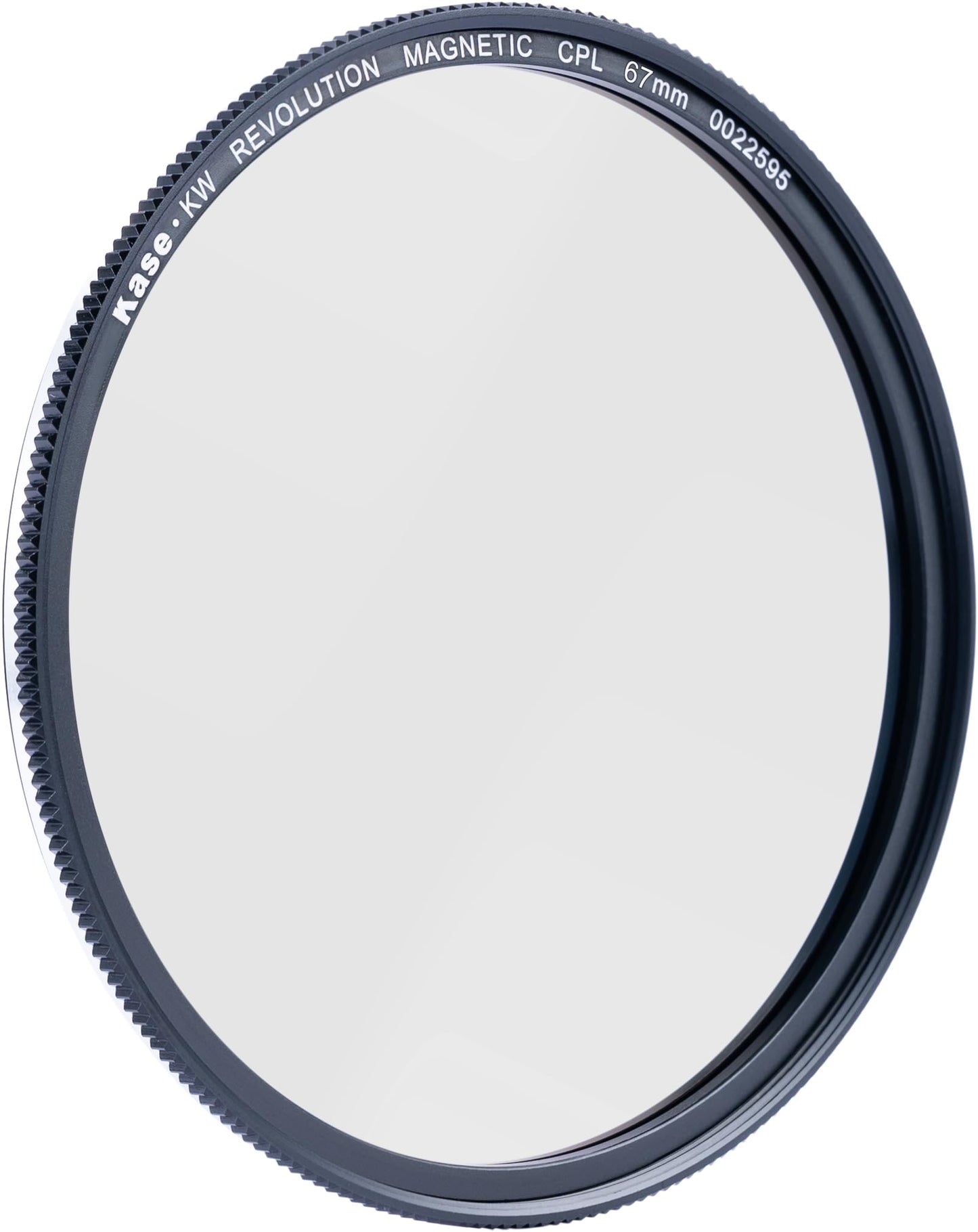 Kase KW Revolution Plus Magnetic CPL Shockproof Tempered Optical Glass Filter w Silver Ring (67mm)