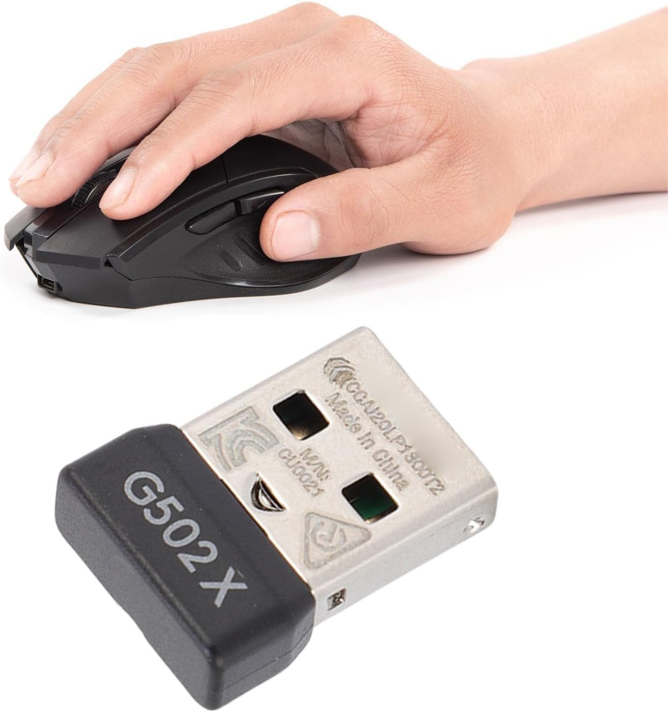 New USB Dongle Mouse Receiver Adapter Replacement for Logitech G502X / G502X Plus Lightspeed Wireless Gaming Mouse (G502X)