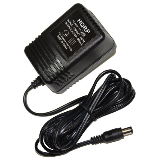 HQRP AC Adapter Compatible with Roland BRA-120 CL-50 DS-330 EH-50 GE-21 DL-50 DR-660 GR-09 JX-1 SPD-11 SPD-20, Power Supply Cord, 12V AC 12449622…