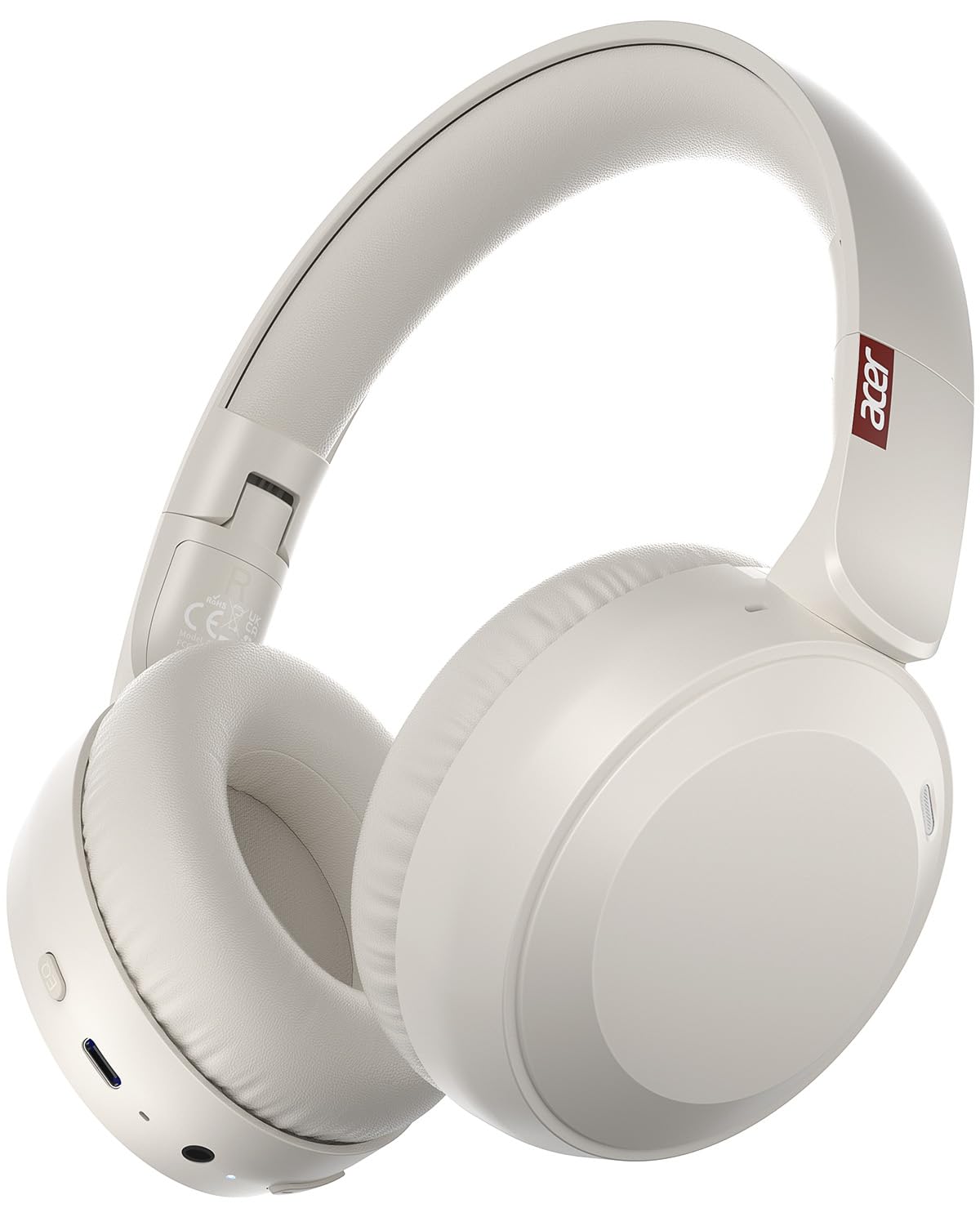 acer Wireless Bluetooth Headphones, 70 Hours Playtime, Foldable Over-Ear Headphones with 40mm Drivers, Memory Foam Earpads, Multipoint Bluetooth 6.0…