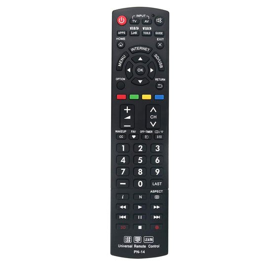 New Universal Controller Replaced Remote Works for 99% Panasonic LED LCD LEARN 3D TV Also SUBs N2QAYB000926 N2QAYB000485 N2QAYB000837