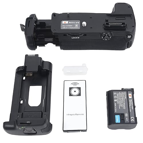 DSTE® Pro IR Remote MB-D11 Vertical Battery Grip + EN-EL15 EN-EL15C for Nikon D7000 SLR Digital Camera