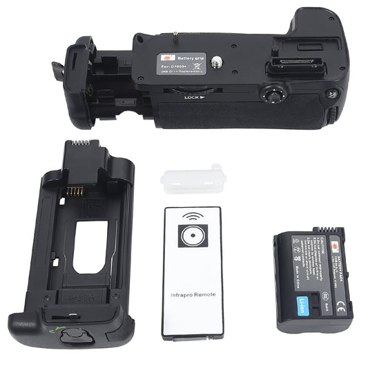 DSTE® Pro IR Remote MB-D11 Vertical Battery Grip + EN-EL15 EN-EL15C for Nikon D7000 SLR Digital Camera