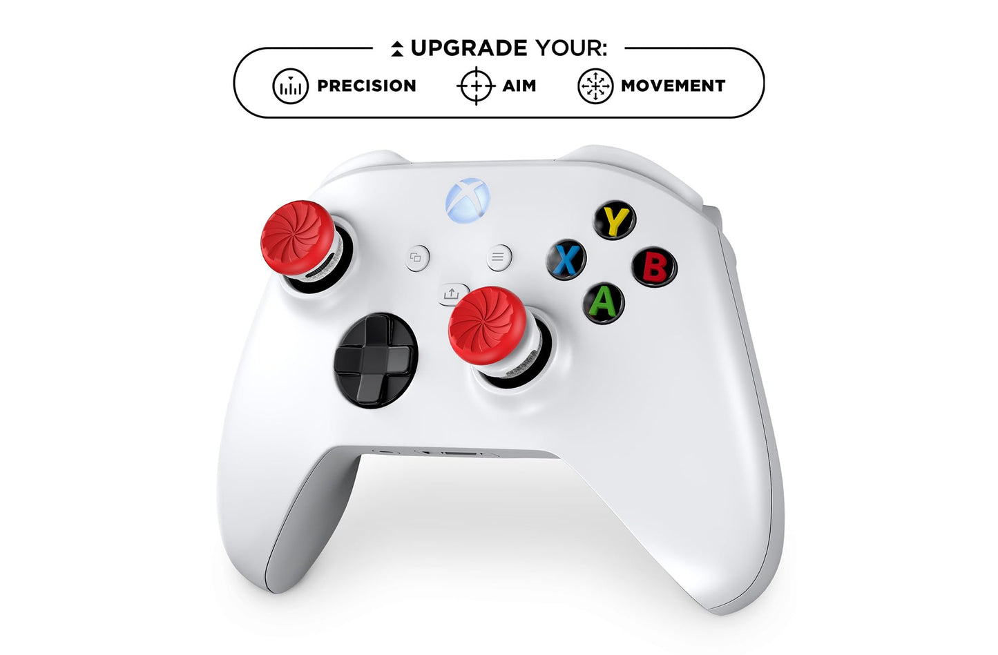 KontrolFreek Aim Boost Kit for Xbox One and Xbox Series X Controller | Includes Performance Thumbsticks and Precision Rings | Inferno Edition