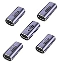 Pastall 5 Pack 240W USB C Coupler,USB C Female to Female Adapter Supports Up to 40Gbps Data Transfer and 240W Fast Charging.Compatible