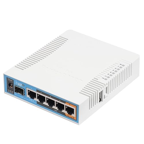 MikroTik hAP AC RouterBoard, Triple Chain Access Point 802.11ac (RB962UiGS-5HacT2HnT-US)