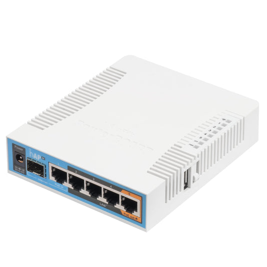 MikroTik hAP AC RouterBoard, Triple Chain Access Point 802.11ac (RB962UiGS-5HacT2HnT-US)