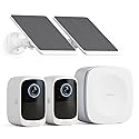 Safemo 4K Security Cameras Wireless Outdoor/Indoor, Battery Cameras for Home Security, No Monthly Fees, 32G Local Storage, Advanced AI, 5W Solar