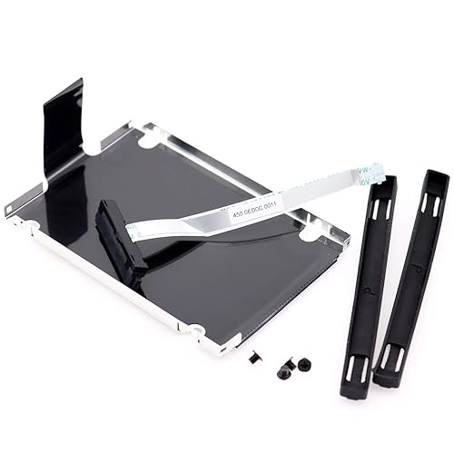 Deal4GO 2.5" SATA Hard Drive Caddy Bracket w/ 11-pin HDD Cable Connector for HP Envy X360 15-CN 15-BR 15-CR 14-BA 14-AC 14-CE 14-CD 14-AF 14T-CD