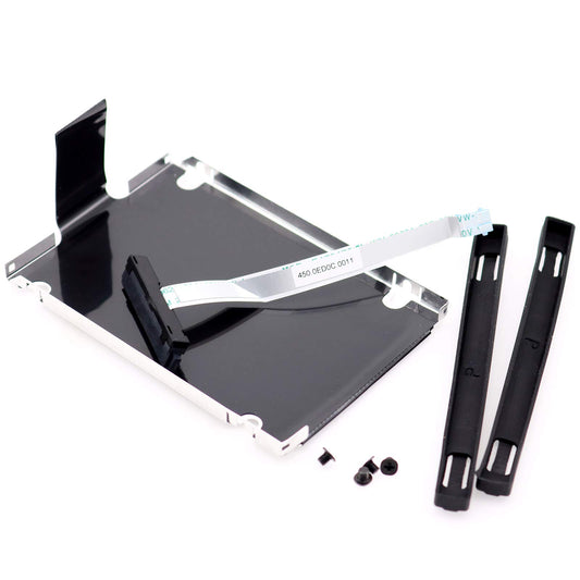 Deal4GO 2.5" SATA Hard Drive Caddy Bracket w/ 11-pin HDD Cable Connector for HP Envy X360 15-CN 15-BR 15-CR 14-BA 14-AC 14-CE 14-CD 14-AF 14T-CD