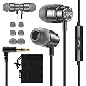 UliX Rider Wired Earbuds in-Ear Headphones, 5 Years Warranty, Earphones with Microphone, with Anti-Tangle Cable, Ear Buds for iPhone, iPad, Samsung