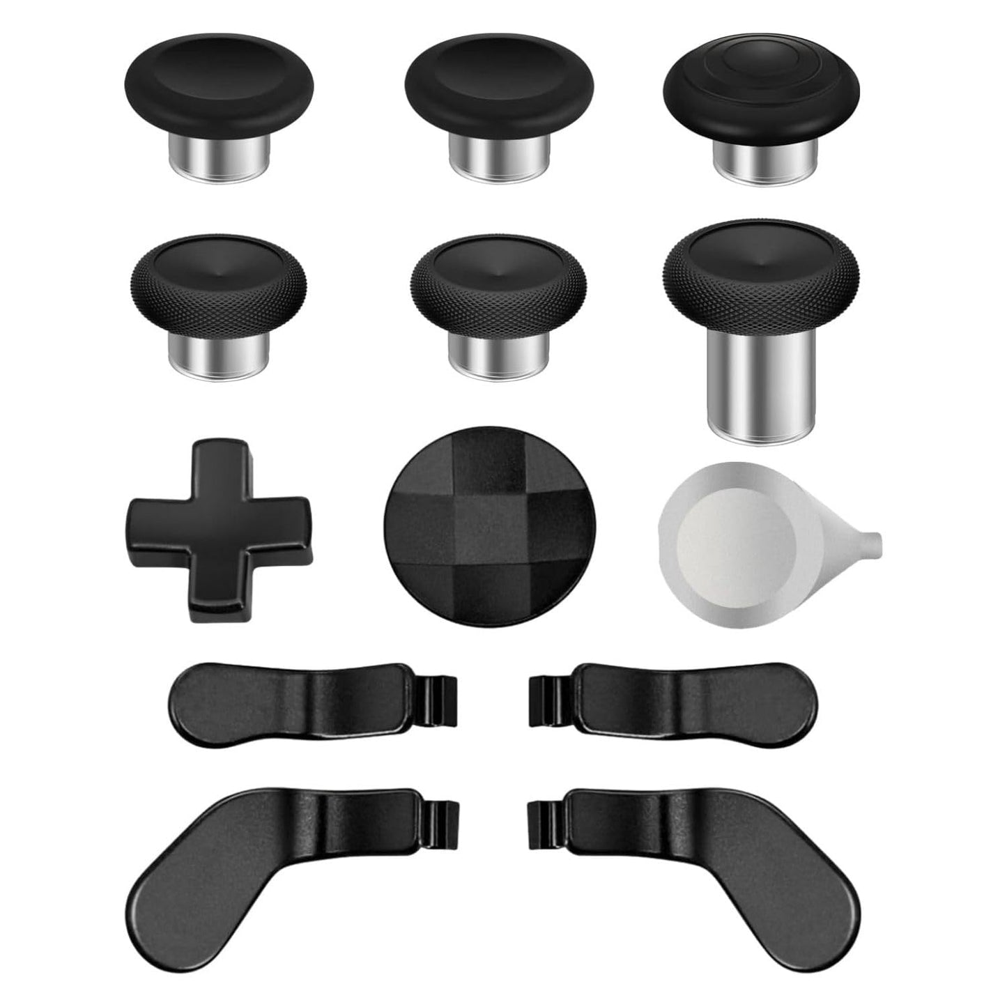 TNP 13 in 1 Accessories for Xbox Elite Controller Series 2 - Component Pack Kit Metal Thumbsticks, Paddles, D-Pads, Tool, Magnetic Replacement Parts