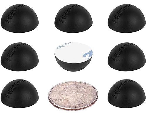 Speaker Isolation Pads - 8-Pack 0.75" Platinum Silicone Feet for Speakers, Subwoofers, Turntables - Non-Slip, Vibration Damping Pads with Adhesive