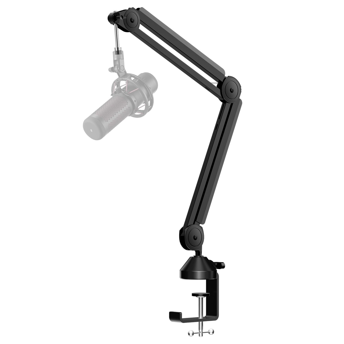 InnoGear Microphone Boom Arm, Mic Stand Desk with Cable Management Microphone Arm Stand for HyperX QuadCast SoloCast Blue Yeti Snowball Fifine Shure