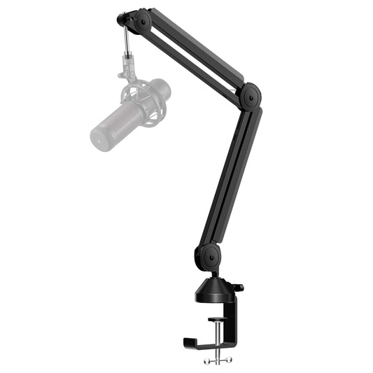 InnoGear Microphone Boom Arm, Mic Stand Desk with Cable Management Microphone Arm Stand for HyperX QuadCast SoloCast Blue Yeti Snowball Fifine Shure