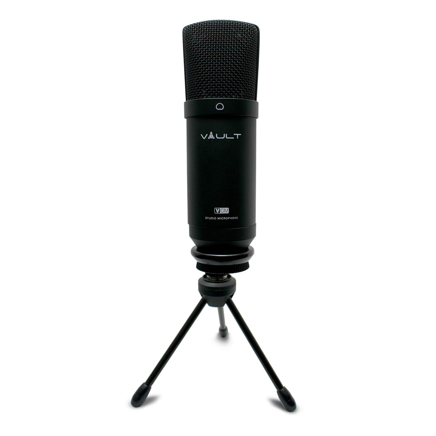 Vault VCM Studio Condenser Microphone with Tripod, XLR Cable, and Shock Mount