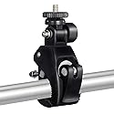 SUPON Camera Super Clamp with 1/4"- 20 Threaded Head Compatible for LCD Monitor,DSLR Cameras,DV,Flash Light,Studio Backdrop,Bike, Microphone Stands