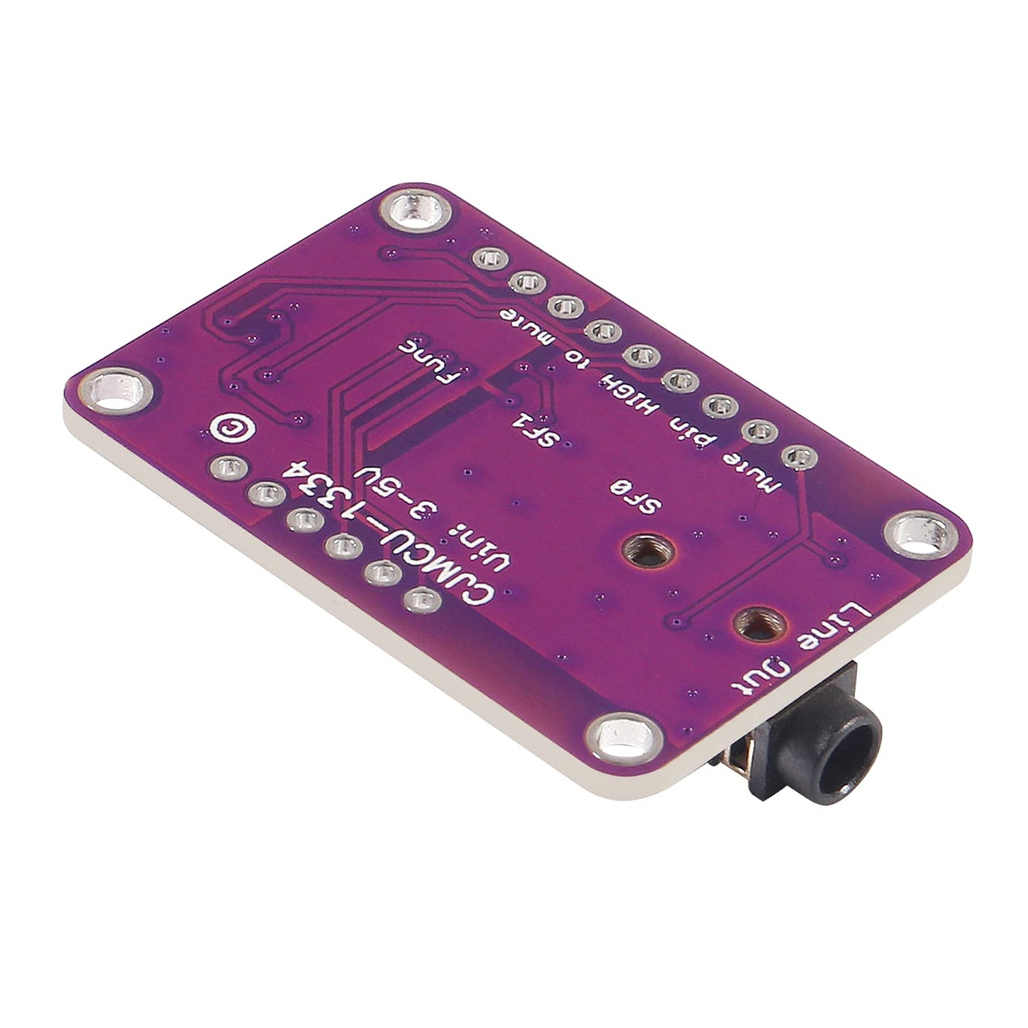 AITRIP 2PCS CJMCU-1334 DAC Module CJMCU-1334 UDA1334A I2S DAC Audio Stereo Decoder Module Board for Arduino 3.3V - 5V