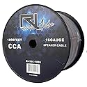 RI Audio 16 Gauge Speaker Wire CCA Car Audio Home Theater 1000 Ft Spool Flexible Casing Zip