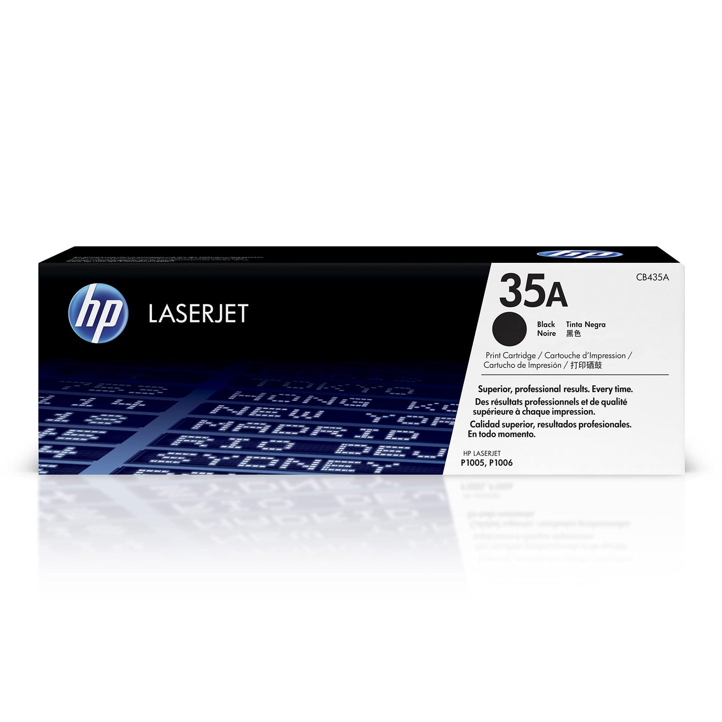 HP 35A Black Toner Cartridge | Works LaserJet P1005, P1006 | CB435A