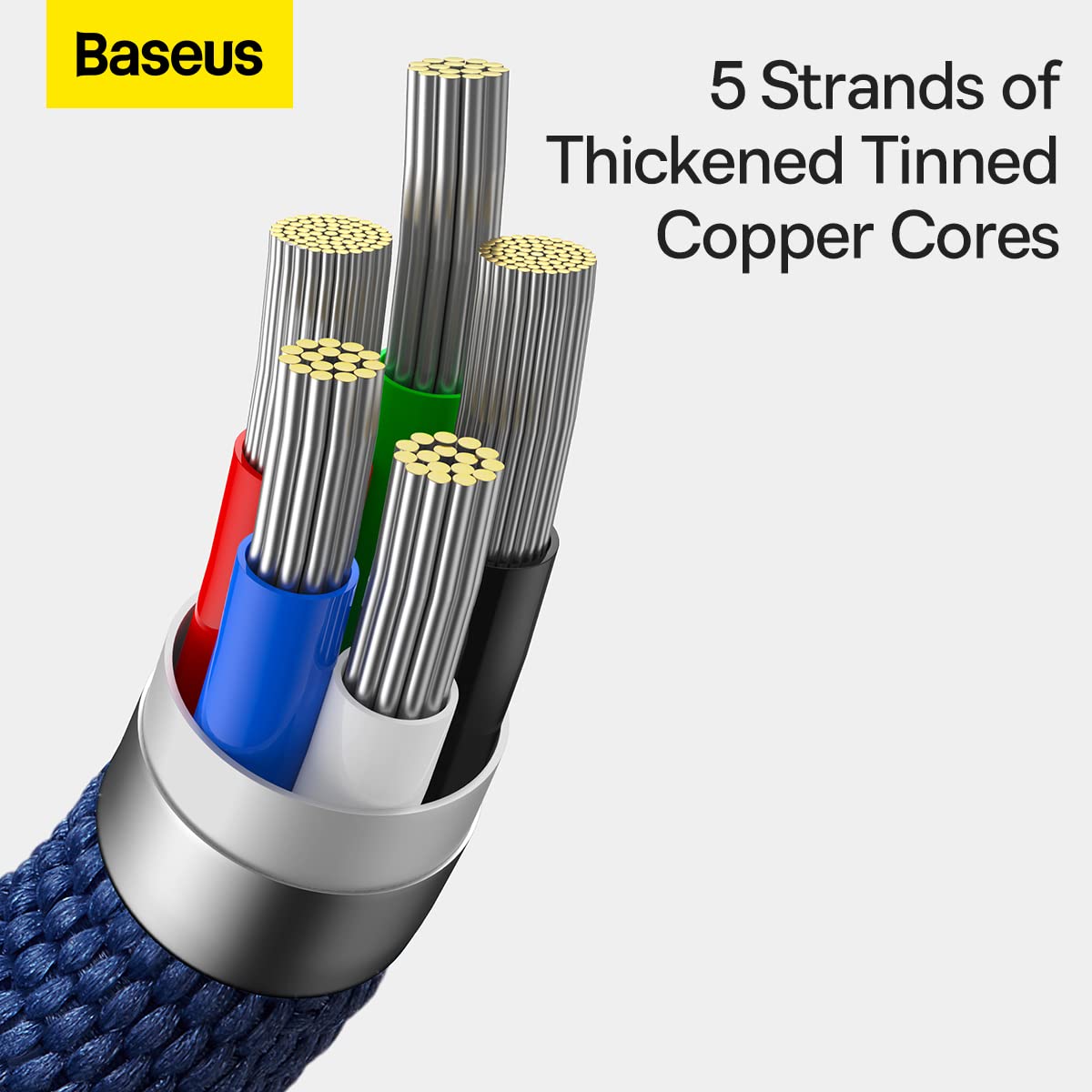 CW-FXP Baseus Crystal Shine Series Fast Charging Data Cable Type-C to IP 20W 1.2m Blue