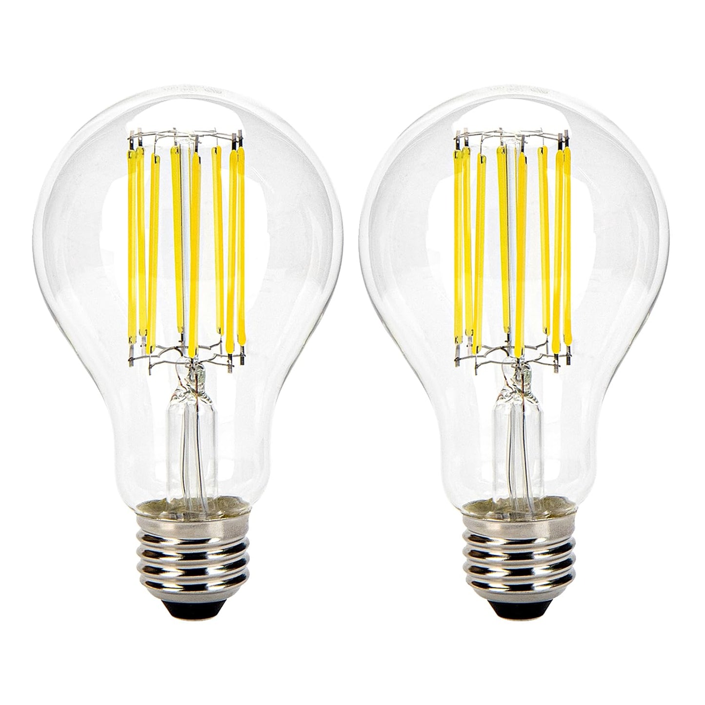 2 Pack Dimmable LED Edison Bulbs 100W Equivalent, 11W 5000K E26 Light Bulbs
