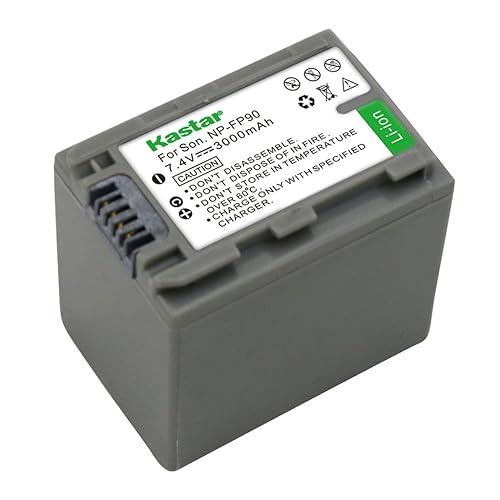 Kastar Battery (1-Pack) for Sony NP-FP90, NP-FP91 and Sony DCR-30, DVD92, DVD103, DVD105, DVD202, DVD203, DVD205, DVD304, DVD305, DVD403, DVD404