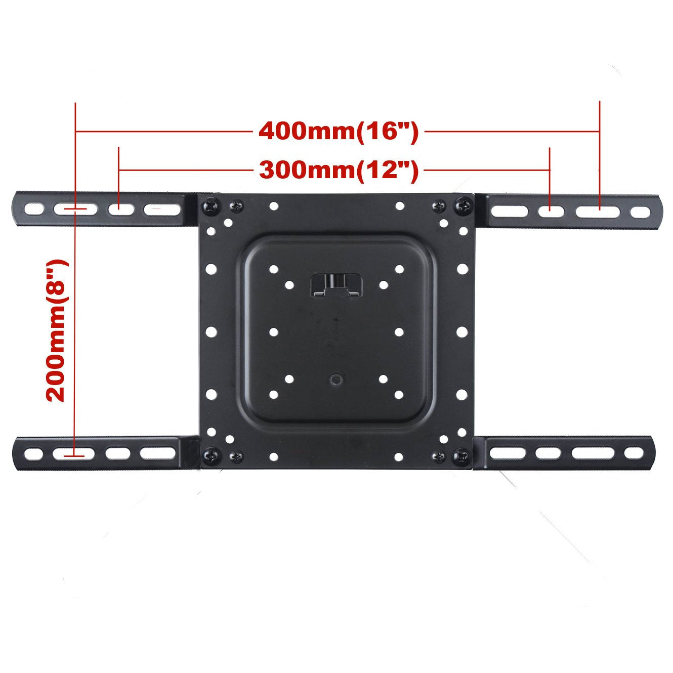 VideoSecu TV Wall Mount Bracket Full Motion Swing Out Tilt and Swivel Articulating Arm for Most 22-55 inch LCD LED 3D TV, up to 400x400 VESA ML532B