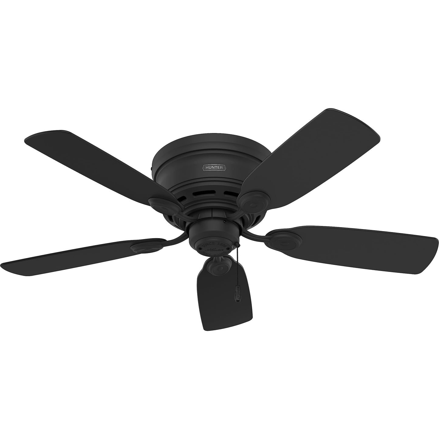Hunter Low Profile IV, Indoor, Ceiling Fan, No Light, 42 inch, Matte Black