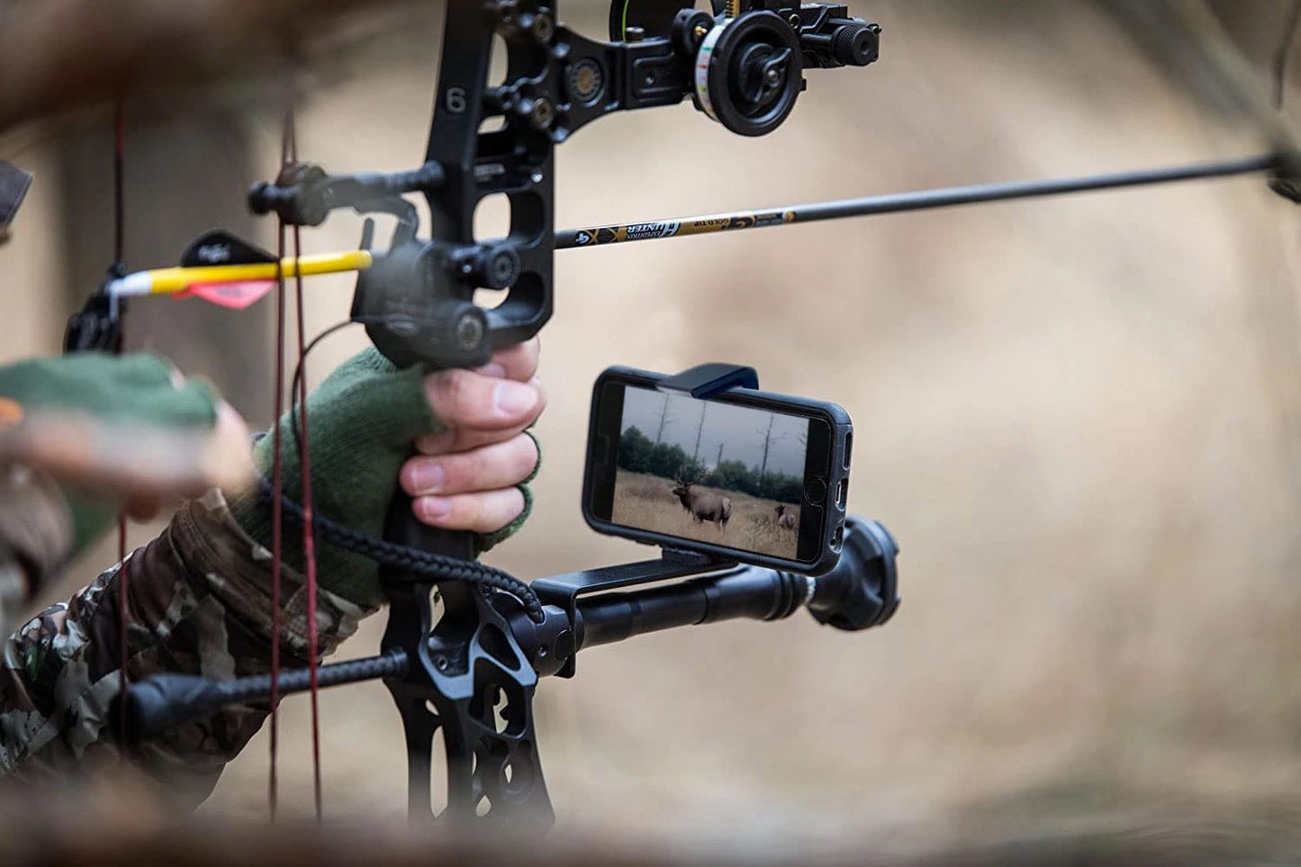 Smartphone Camera Bow Phone Mount for Use with Iphone,samsung,gopro, and More, ?Upgrade