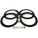 Springfield Speaker 12" Subwoofer Foam Surround Repair Kit - 4 Speaker Kit - Compatible with JL Audio 12W3, 12W3v2
