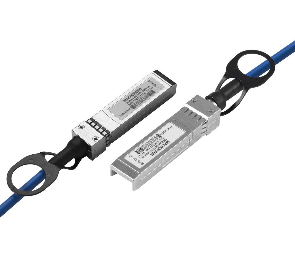 10G SFP+ DAC Twinax Cable (Compatible with Ubiquiti UACC-DAC-SFP10-3M), Passive Direct Attach Copper, 3M 9.8ft SFP+ to SFP+ DAC,Blue