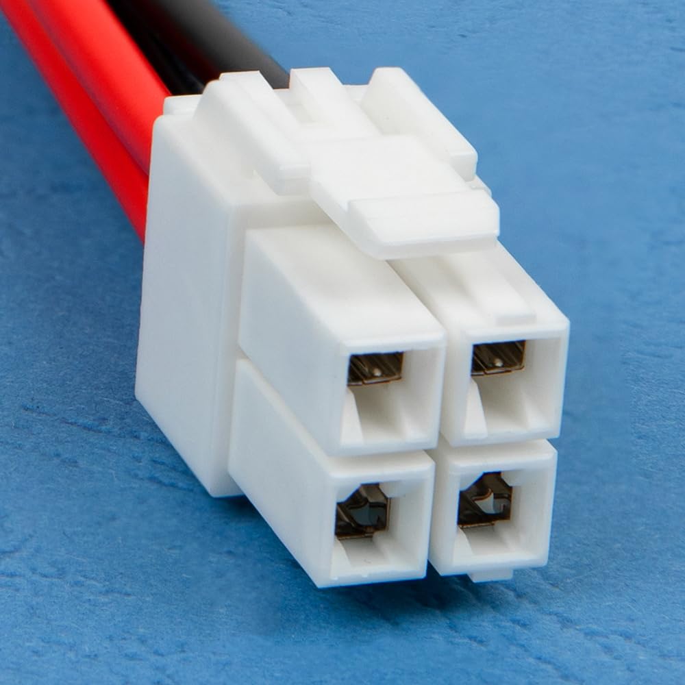 Fumei 6-Pin to 4-Pin DC 12V Power Cable Adapter, Compatible with Icom PS-125 PS-85 PS-30, Kenwood PS-50