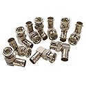 CablesOnline 10-Pack 90-Degree BNC Right-Angle Male to BNC Female Video Adapter (AV-A55-10)