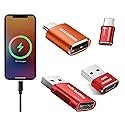 BUISAMG Data Blocker Adapter & USB C Data Blocker, A to A & A to C & C to C & C to A Only for Charge, Protect Against Juice Jacking,for iPhone 15 16…