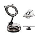 Nanogel foldable vacuum magnetic phone holder, washable strong suction cup holder, suitable for all smartphones, can be used on smooth surfaces such