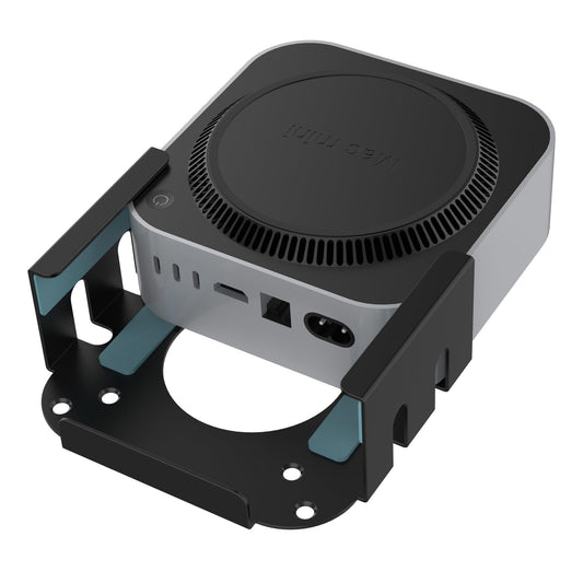 Monzlteck Mac mini M4/M4 Pro Under Desk/Wall Mount Bracket/VESA Monitor Mount - Heavy-Duty Steel Bracket, Anti-Scratch Padding, Space-Saving Design