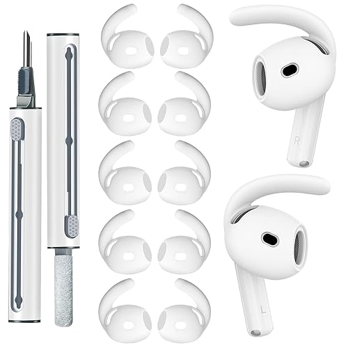 5 Pairs Ear Tips for AirPods 4, Silicone Earbuds Cover Compatible with Apple AirPods 4th Generation[Not Fit in The Charging Case], Anti-Slip Eartips