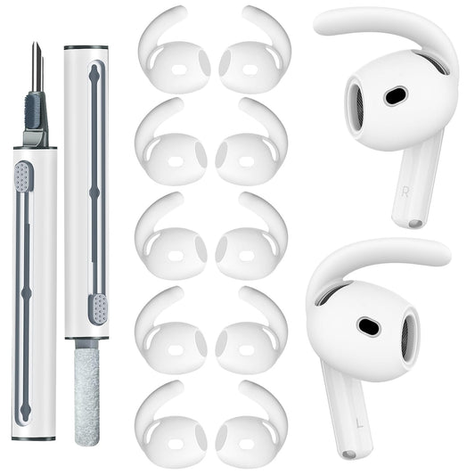 5 Pairs Ear Tips for AirPods 4, Silicone Earbuds Cover Compatible with Apple AirPods 4th Generation[Not Fit in The Charging Case], Anti-Slip Eartips