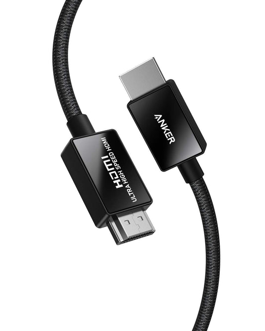 Anker HDMI Cable 8K@60Hz, 6.6FT Ultra High Speed 4K@120Hz 48Gbps Ultra HD, HDMI Cable Support Dynamic HDR,eARC,Dolby Atmos,Compatible with PlayStation