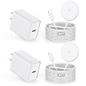 ?Apple MFi Certified?Magnetic Wireless Charger,2Pack 10FT Apple Mag-safe Charger,Fast MagSafe Charging Wireless iPhone Charge Pad USB C Block Adapter