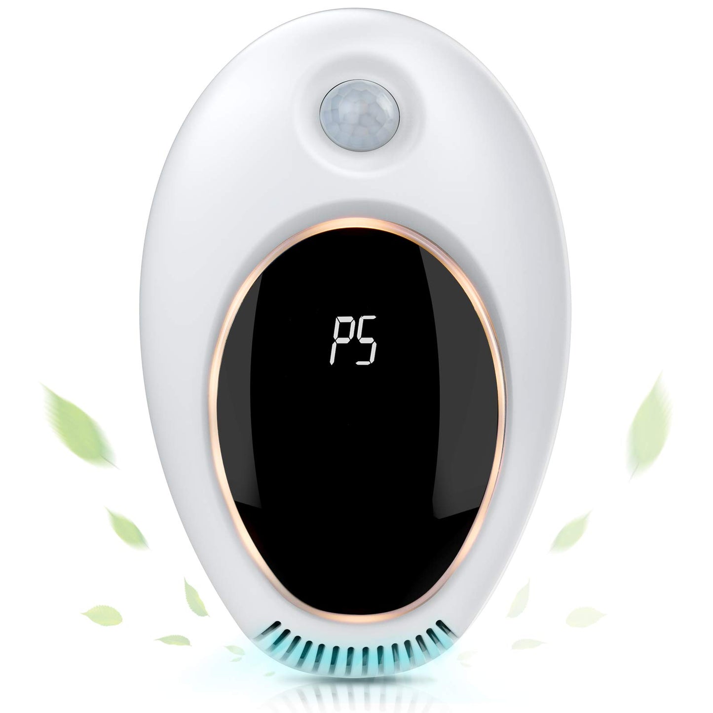 Plug in Air Purifier with Motion Sensor Light for Home, Odor Eliminator Mini Ozone Air Freshener Ionizer Deodorizer to Remove Smell from Pets Smoke