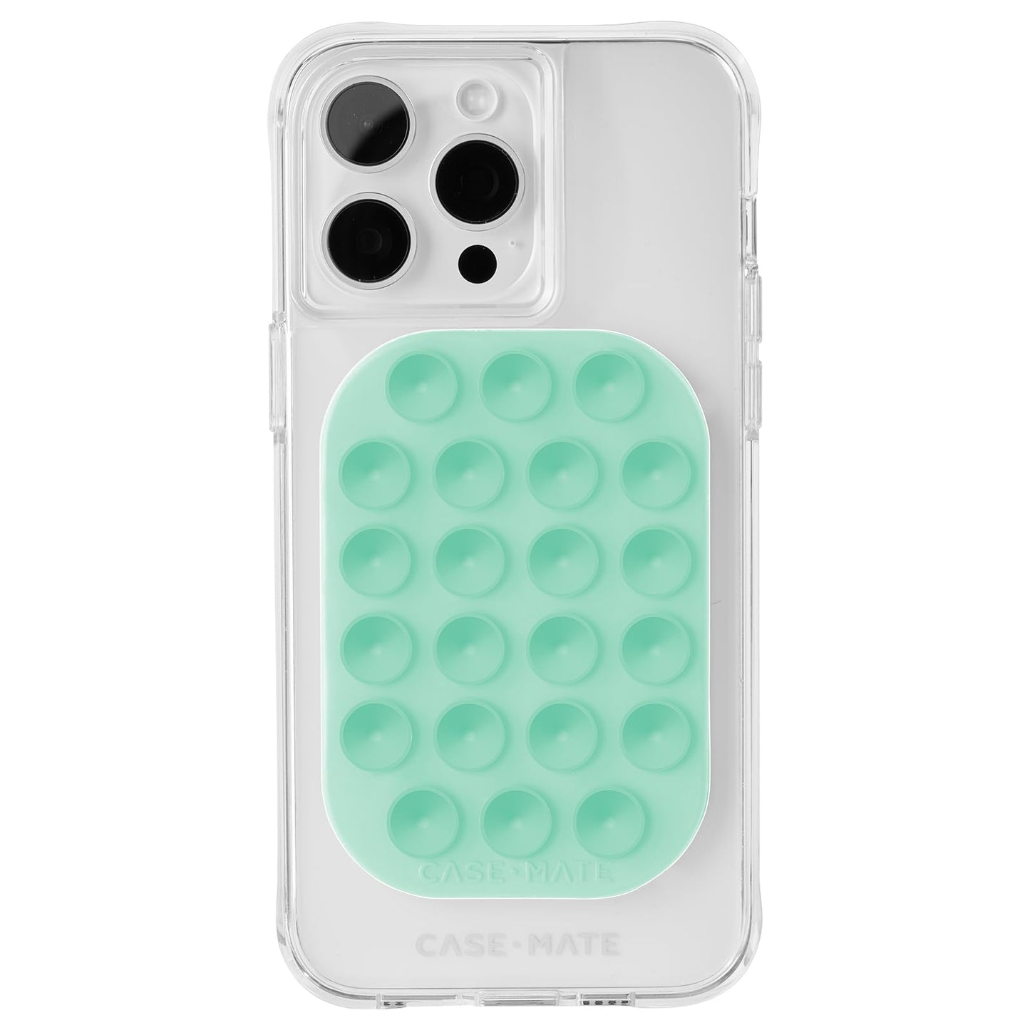 Case-Mate Adhesive Suction Cup Phone Mount -Anti-Slip Phone Grip-Mint Green