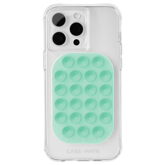 Case-Mate Adhesive Suction Cup Phone Mount -Anti-Slip Phone Grip-Mint Green