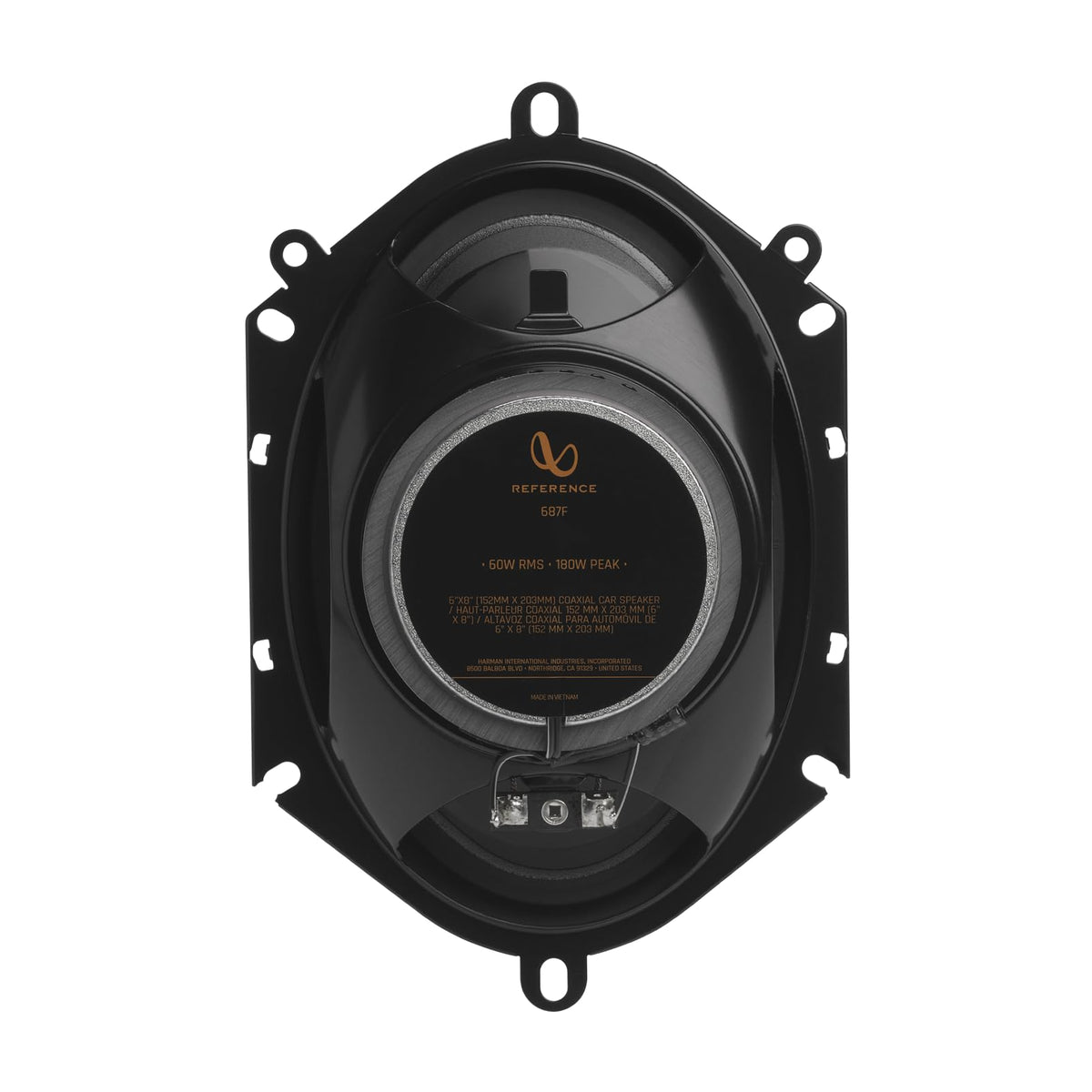 Infinity REF687F 6x8 Inch 2 Way Car Speakers - Pair
