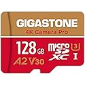 ?5-Years Data Recovery? GIGASTONE 128GB Micro SD Card, 4K Video Recording for GoPro, Action Camera, DJI, Drone, Nintendo-Switch, R/W up to 100/50 MB/s