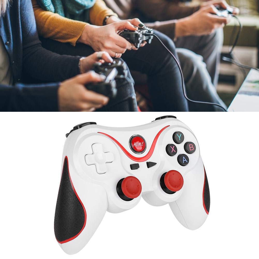 ASHATA Bluetooth Game Controller, Universal Controller Gamepad Handle Joystick Gaming Controller Remote, for Andriod, for IOS, for 7/8/10