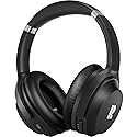 Bluetooth Headphones, Premium Active Noise Cancelling Wireless Headphones Over Ear, 50H Playtime, Hi-Res Audio, Deep Bass, Memory Foam Ear Cups…
