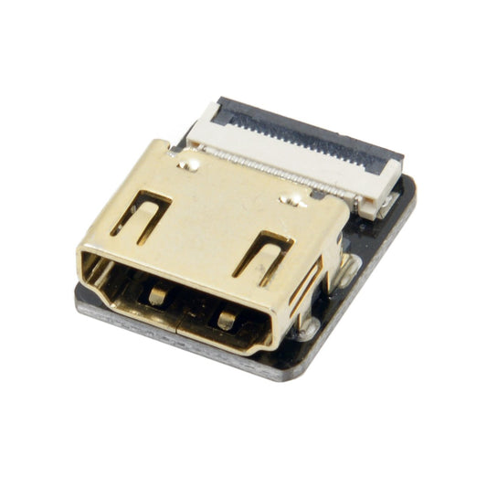 chenyang FPC 20Pin HDMI Flat Female Connector for Ribbon Cable,Raspberry Pi, GoPro,Mini Display, Drone, Camera, Gimbal